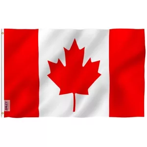Anley Fly Breeze 3x5 Foot Canada Flag - Canadian National Flags Polyester - Picture 1 of 6