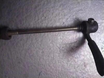 Bicycle Road Wheel Tire Skewer Hand Tool Black Rubber & Stainless Steel Working! - Image 1 of 4