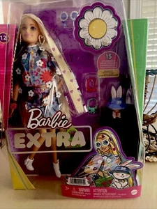 2020 BARBIE EXTRA DOLL #12 W/ PET RABBIT & ACCESSORIES ~New In Box - Picture 1 of 5