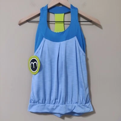 Camiseta sin mangas azul para mujer Moxie Cycling que absorbe la humedad - talla pequeña - ¡NUEVA CON ETIQUETAS! Foto 1 de 4