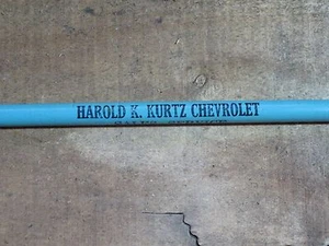 Vintage Harold K Kurtz Chevrolet Sales & Service Kutztown PA Pencil - Bild 1 von 3