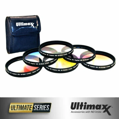 62mm 6 Piece Professional Gradual Color Filter Kit 62mm by ULTIMAXX - Image 1 of 4