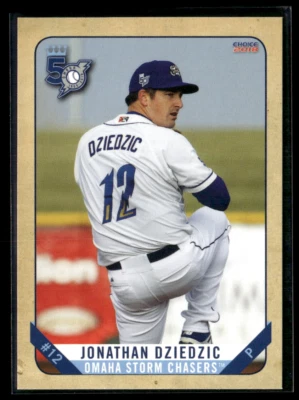 Jonathan Dziedzic 2018 Omaha Storm Chasers Team Set - Image 1 of 2