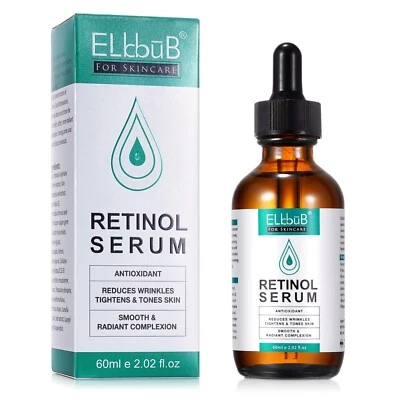 Retinol Serum mit Vitamin E Anti Falten Anti-Aging Gesichtsserum Bio Vegan 60ml - Bild 1 von 4