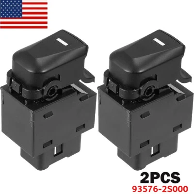 2x Interruptor de control de ventana eléctrica delantera trasera para Hyundai Tucson 2010-15 93576-2S000 Foto 1 de 4
