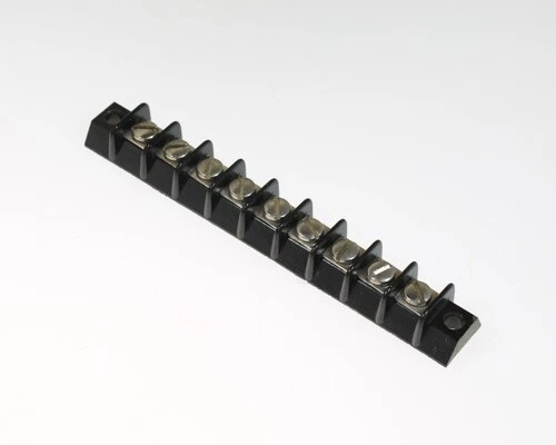 3pc 599-GP-9 Kulka 9 Position Single Row Terminal Barrier Block Board Strip 9pos - Image 1 of 1