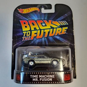 2014 Hot Wheels Retro Back To The Future Time Machine Mr Fusion *Damage Card* - Picture 1 of 5