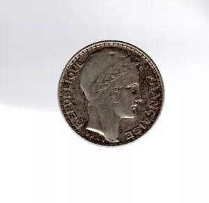 FRANKREICH - 20 FRANCS - 1933 Silber ab 5 auktionen portofrei - Bild 1 von 2