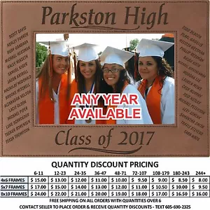 Personalized Graduation Picture Frames Custom Laser Engraved Class of 2020 Gifts - Picture 1 of 39