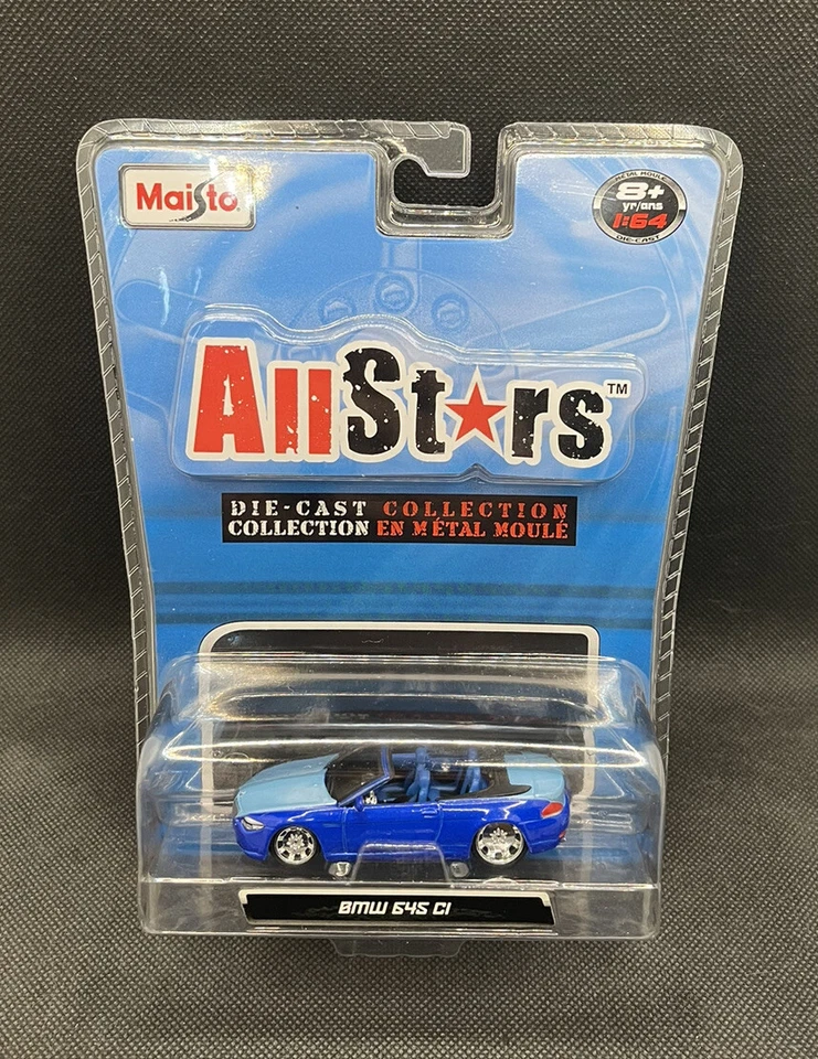 Maisto All Stars BMW 645 CI 1/64 Die Cast NUEVO RARO Foto 1 de 1