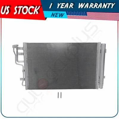 Se adapta a 3591 para Hyundai Elantra 2007-2009 2010 2011 2012 condensador de aire acondicionado de aluminio Foto 1 de 4
