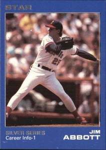 1990 Star Silver Series #5 Jim Abbott Angels  /2000 C41794 - NM-MT