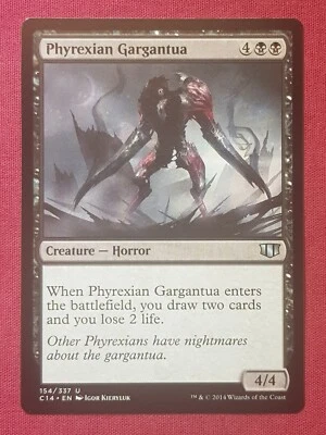 Magic The Gathering COMMANDER 2014 C14 PHYREXIAN GARGANTUA black card MTG - Image 1 of 2