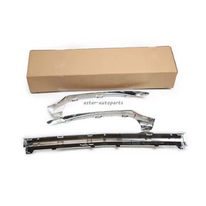 Kit de moldura de cubierta de bisel de parachoques inferior delantero apto para Benz W205 A205 C205 S205 - Imagen 1 de 14