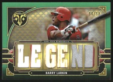 2022 Topps Triple Threads Legend Relics Emerald #RLBL Barry Larkin Jersey /18