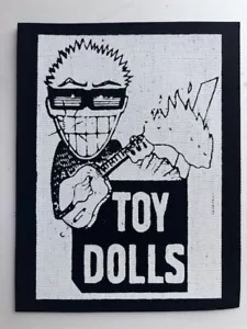 Toy Dolls Cloth Patch 5.5" X 4" Sew On Badge Adicts Punk Rock (CP18) - Picture 1 of 1