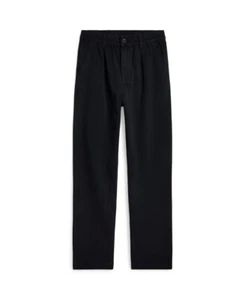 Polo Ralph Lauren Chino Drawstring Pants Big Boys 16 Polo Black Button Closure - Picture 1 of 20