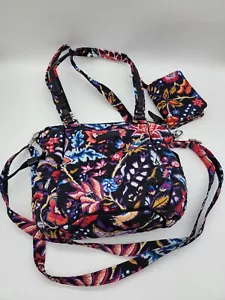 VERA BRADLEY Glenna Shoulder Bag Purse - Foxwood - Animals Bunny With Wallet - Picture 1 of 13