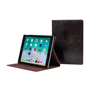 Funda protectora con soporte tipo folio de cuero de vaca genuino para iPad Mini 4 con Sleep-Wake - Imagen 1 de 8