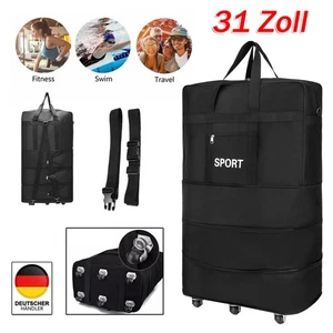 Reisetasche XXL Trolley 31ZOLL 6 Rollen Sporttasche Tasche Reise Camping Outdoor - Bild 1 von 15