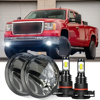 5英寸雾灯适用于2008年GMC Sierra 1500 SLE Crew Cab皮卡4门4.8L 5.3L — 第 1/4 张图片