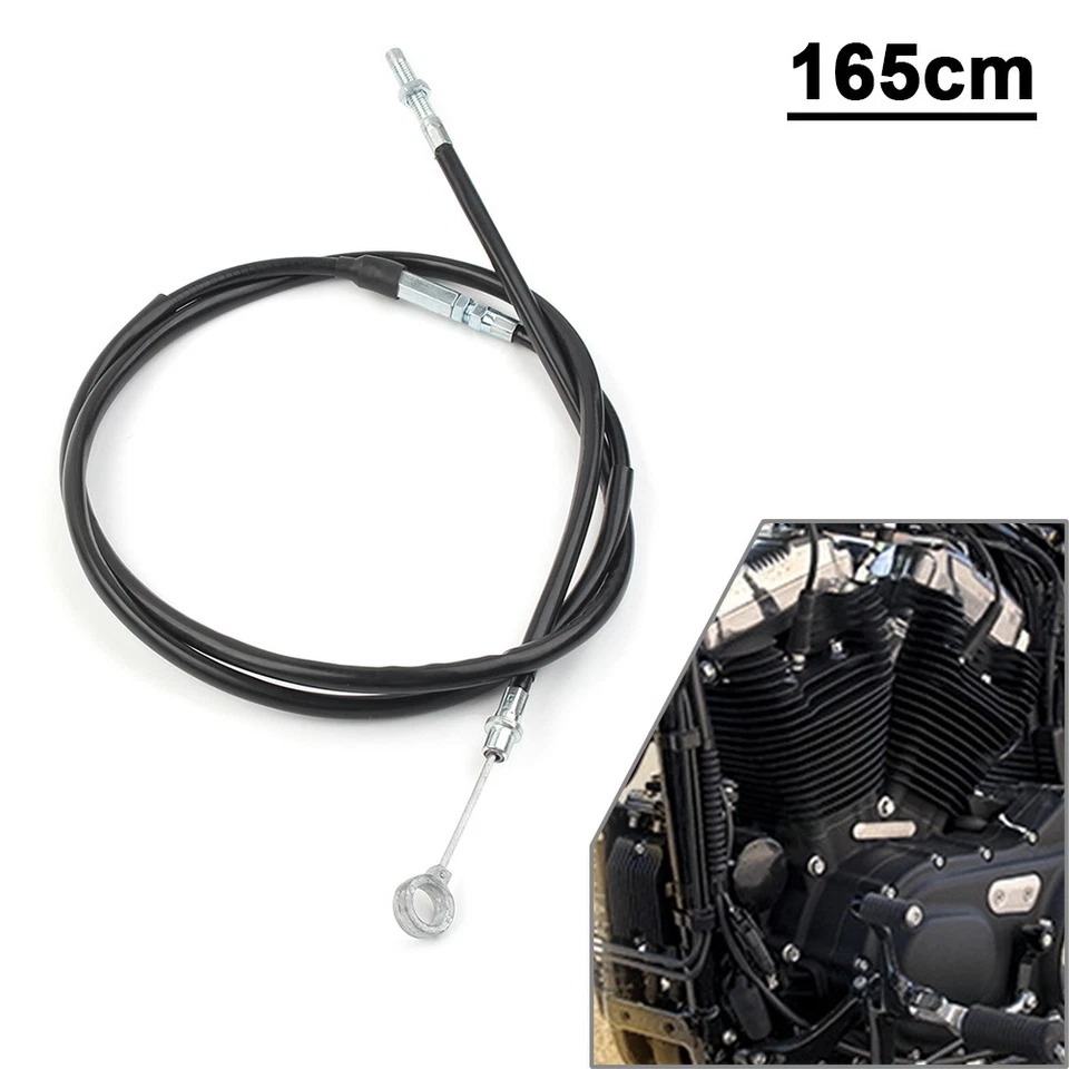 165CM Clutch Cable Wire Line Black fit Harley Sportster 883 1200 Motorcycle UK Foto 1 de 1