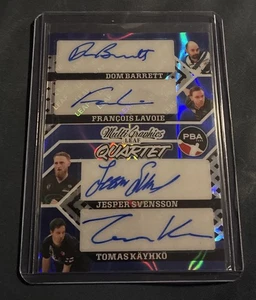2025 Leaf Eclectic PBA Barrett / Lavoie / Svensson / Kayhko - Quartet Auto /8 - Picture 1 of 2