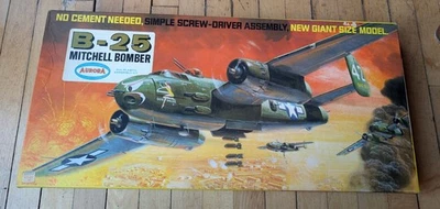RARE - 1968 - Aurora - B-25 MITCHELL  BOMBER Giant Size Screwdriver Kit COMPLETE - Image 1 of 4