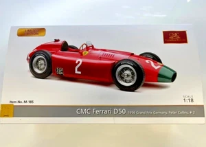 1956 FERRARI LANCIA D50 (LONG NOSE) #2 COLLINS GP GERMANY 1/18 MODEL BY CMC 185 - Picture 1 of 7