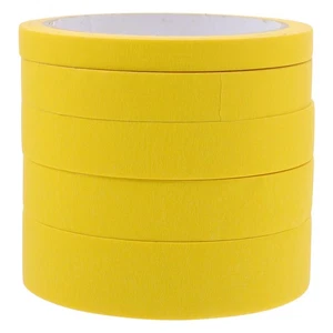 5 Rolls Automotive Painters Tape Adhesive Masking Tape Booth Masking Tape Car - Picture 1 of 12