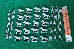 20 Revolution wars Horses and Riders 15 mm Figures metal - Picture 1 of 2