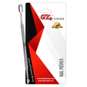 Stainless Steel Metal Nail Pusher Cuticle Scraper Polish Gel Remover Manicure - Picture 1 of 4