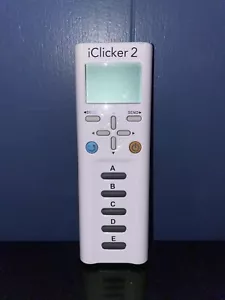 iClicker 2 Student Remote Classroom Response Controller weiß GETESTET & FUNKTIONSFÄHIG! - Bild 1 von 3