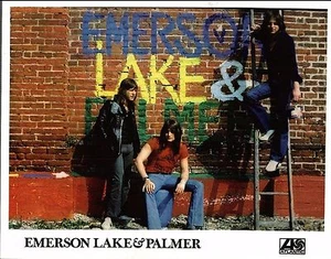 8 1/2 x 11 Glossy Photo   Emerson Lake & Palmer    {M093} - Picture 1 of 1