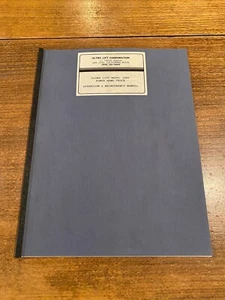 Ultra Lift Model 1000 Power Hand Truck Operation & Maintenance Manual - Picture 1 of 1