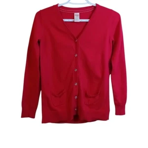 Girls Y2K Gymboree Cardigan Rhinestone Buttons Winter Special Occasion L 10/12 - Picture 1 of 14