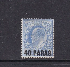 Br. Levant - SG 8a - no gum - 1902 - 40pa on 2 1/2d GB - KE Vll pale ultramarine - Picture 1 of 1
