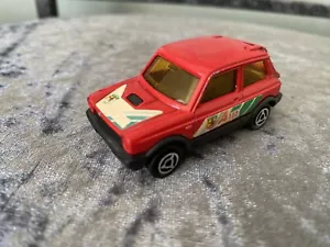 Majorette No270 Autobianchi A112 Abarth Red 1/53 Diecast Car - Picture 1 of 5