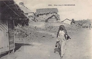 Kenia - Eine Straße in Mombasa - Verlag. Messageries Maritimes 182 - Bild 1 von 2
