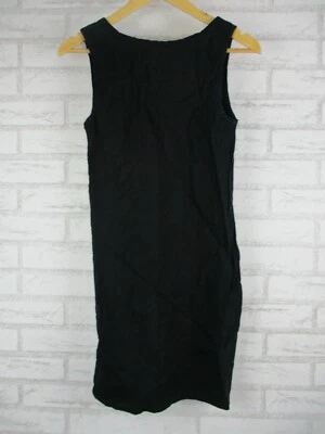 Alpha60 Mujer Túnica Top Blusa XXS 6 Negro Sin Mangas Cuello Alto  Foto 1 de 4