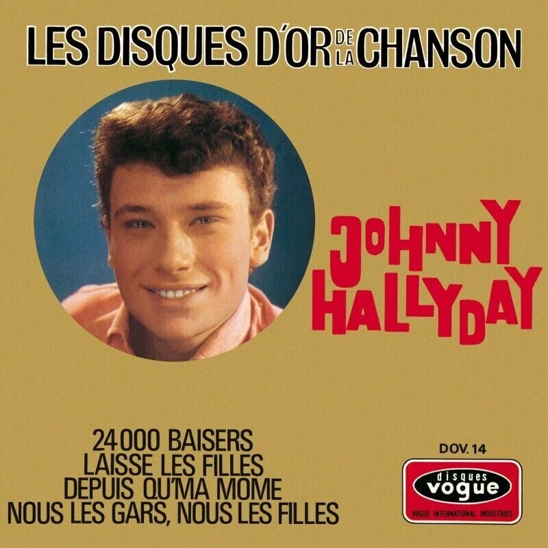 JOHNNY HALLYDAY - 24000 BAISERS (1968) / DISQUE VINYLE 45 TOURS / TRES BON ETAT - Photo 1/1