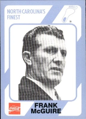 1989 Collegiate Collection North Carolina's Finest #104 Frank McGuire - Image 1 of 2