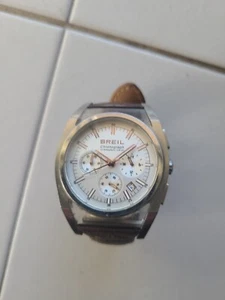 Breil Chronograph Watch Leather Band TW0924 - Picture 1 of 6