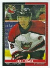 2007-08 Odessa Jackalopes (CHL) Josh Chase