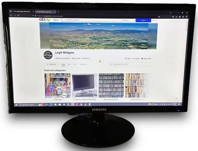 Samsung 3 Series S22D300HY 21.5" Widescreen 1920 X 1080p HDMI Monitor W/ PSU - Image 1 of 4