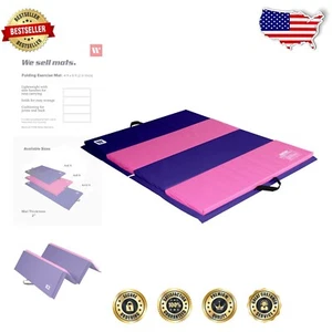 Compact & Lightweight Folding Gym Mat - Perfect for Home and Travel Fitness - Picture 1 of 11