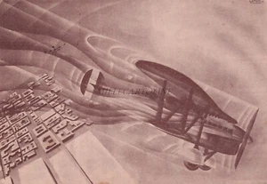 FUTURISMO - Ivanhoe Gambini - Coppa Bibesco 1934 Cartolina Autografa - Picture 1 of 2