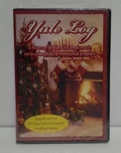 Yule Log DVD~ FACTORY SEALED!!! 2 Hrs. Festive Christmas Music & Crackling Fire - Picture 1 of 2