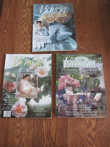 Lot of 3 Vintage Victoria Magazines Spring April 1993, 1994 & 1995 - Picture 1 of 20