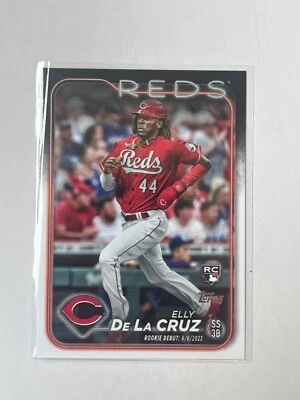 Elly De La Cruz Cincinnati Reds 2024 Topps Update Series Rookie Debut Card US350 - Image 1 of 2